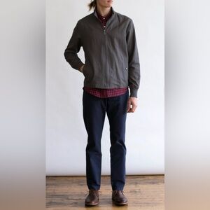 Bridge & Burn Hayden Grey Linen-Cotton Jacket- Men’s Large